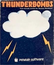 Box cover for Thunder Bombs on the Atari 8-bit.
