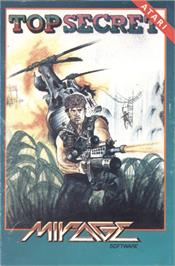 Box cover for Top Secret on the Atari 8-bit.