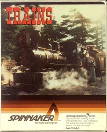Box cover for Trains on the Atari 8-bit.