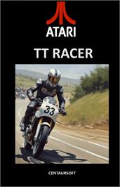Box cover for Tt Racer on the Atari 8-bit.