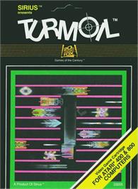 Box cover for Turmoil on the Atari 8-bit.
