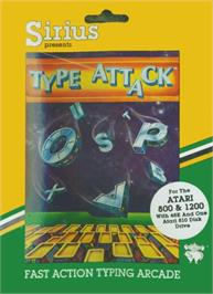 Box cover for Type Attack on the Atari 8-bit.