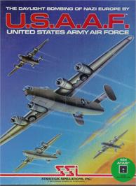 Box cover for U.S.A.A.F. on the Atari 8-bit.