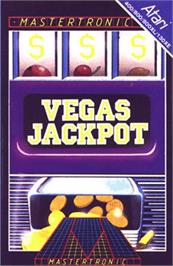 Box cover for Vegas Jackpot on the Atari 8-bit.
