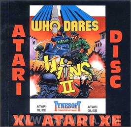 Box cover for Who Dares Wins 2 on the Atari 8-bit.