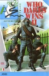 Box cover for Who Dares Wins 2 on the Atari 8-bit.