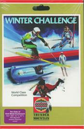 Box cover for Winter Challenge: World Class Competition on the Atari 8-bit.