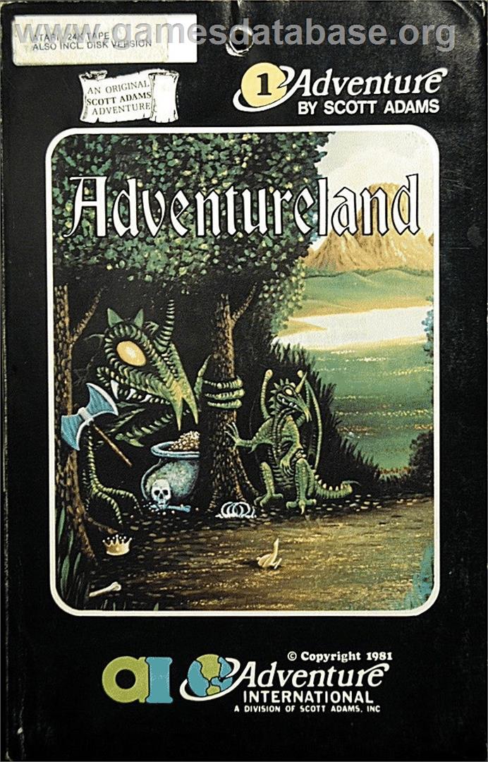 Adventureland - Atari 8-bit - Artwork - Box