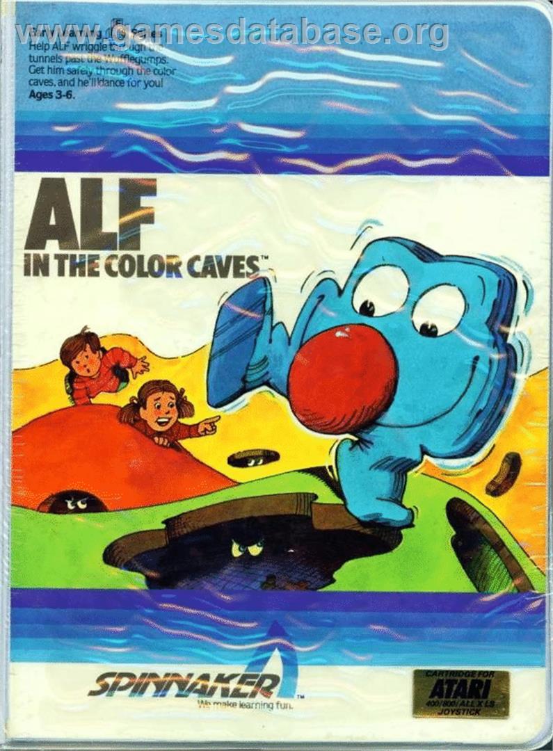 Alf In The Color Caves - Atari 8-bit - Artwork - Box