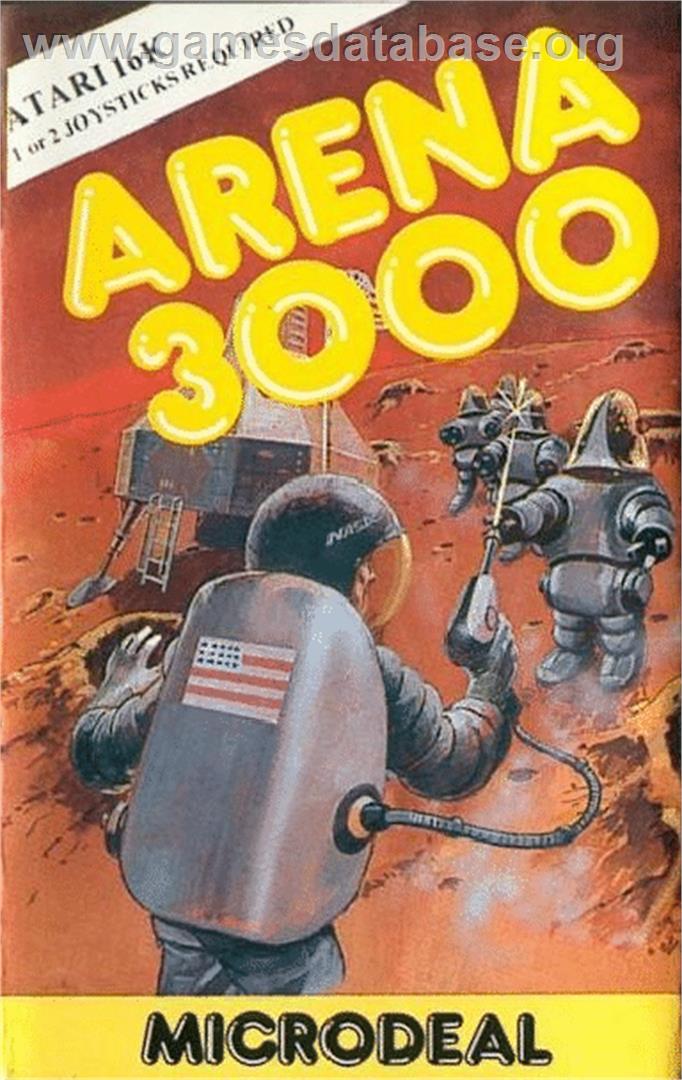 Arena 3000 - Atari 8-bit - Artwork - Box