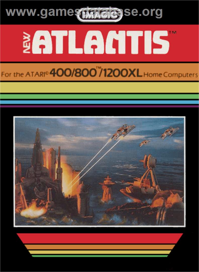 Atlantis - Atari 8-bit - Artwork - Box
