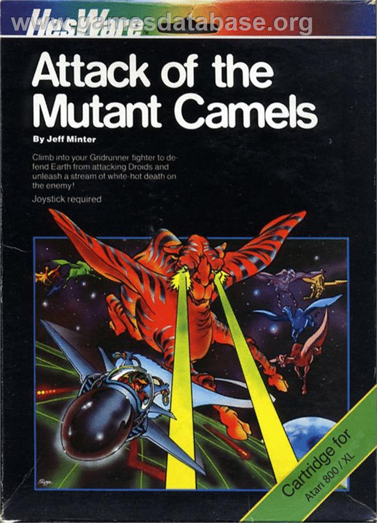 Attack Of The Mutant Camels - Atari 8-bit - Artwork - Box
