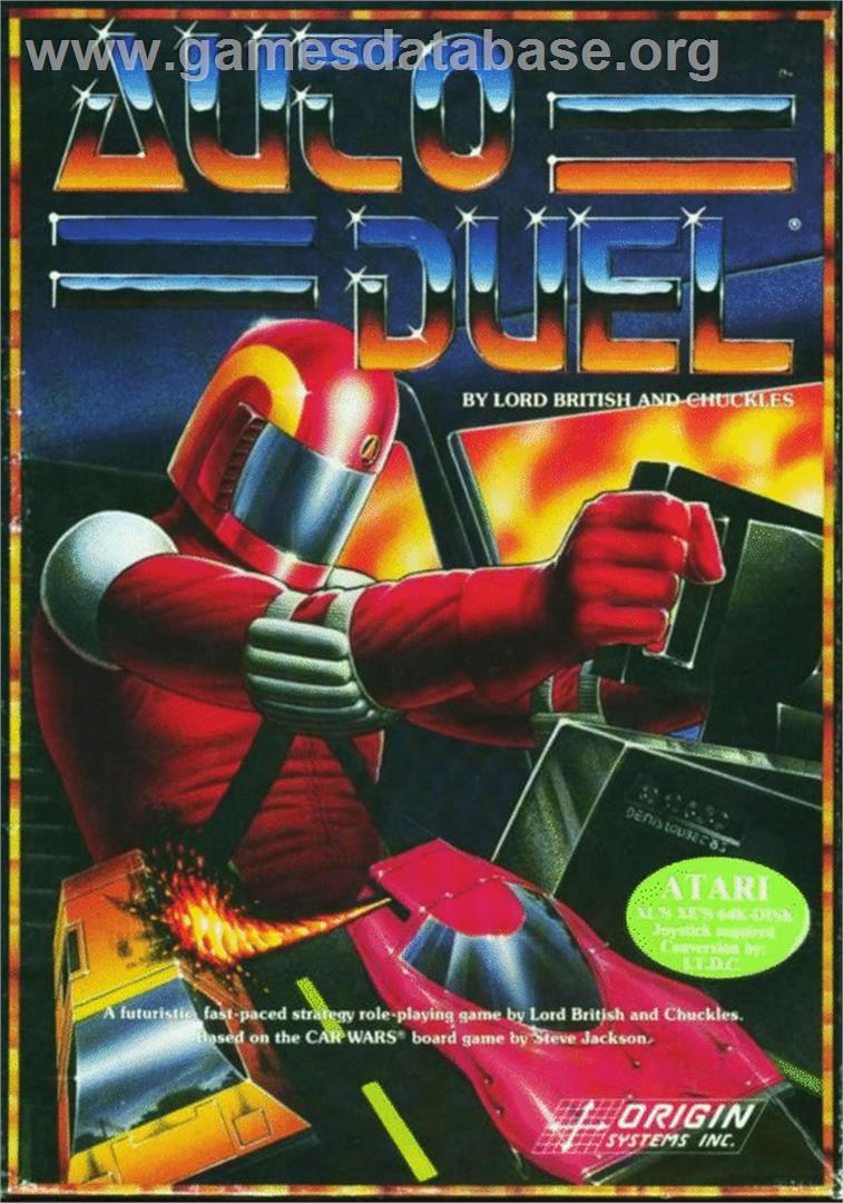 AutoDuel - Atari 8-bit - Artwork - Box