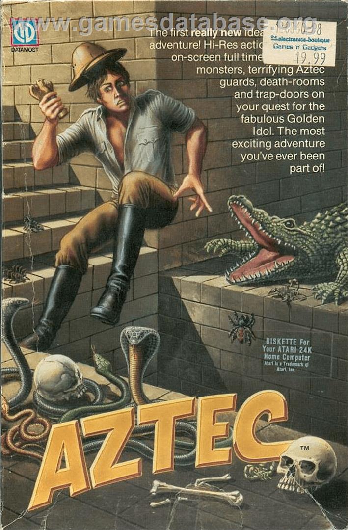 Aztec - Atari 8-bit - Artwork - Box