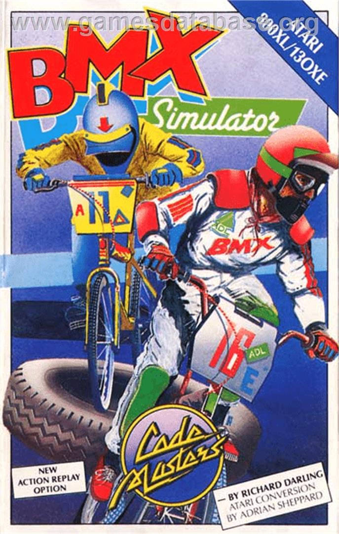 BMX Simulator - Atari 8-bit - Artwork - Box