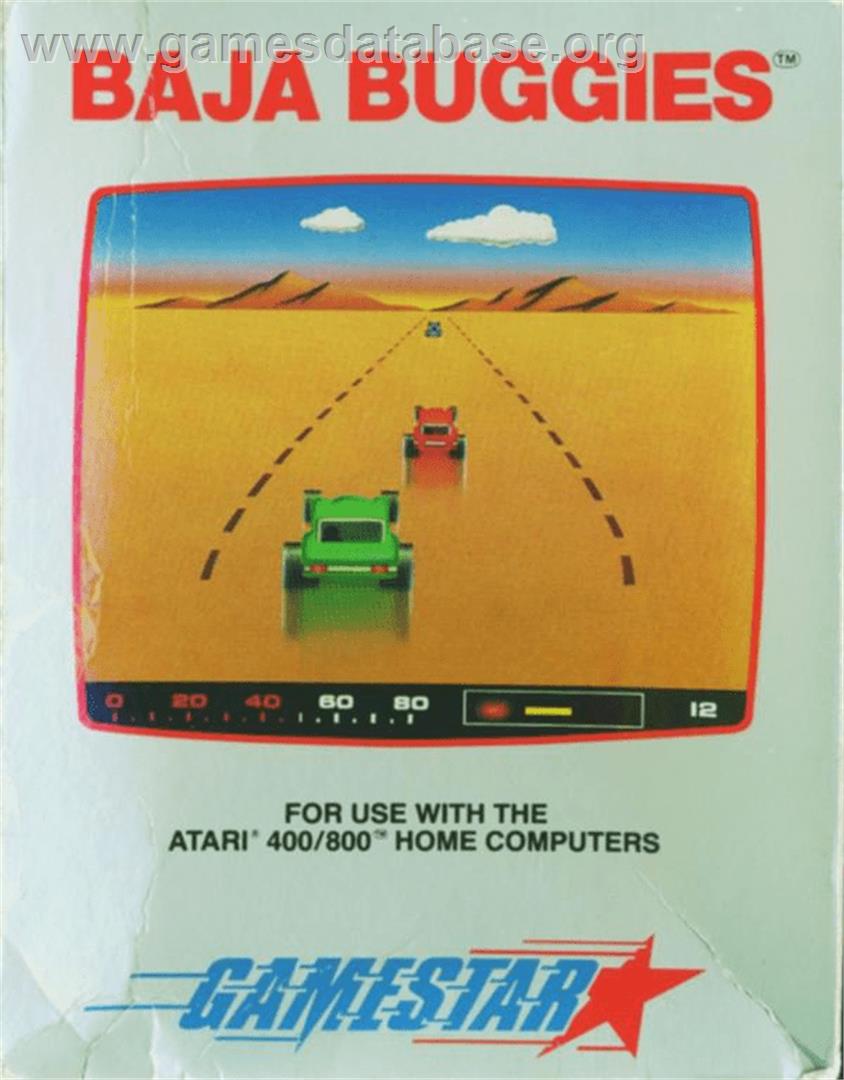 Baja Buggies - Atari 8-bit - Artwork - Box