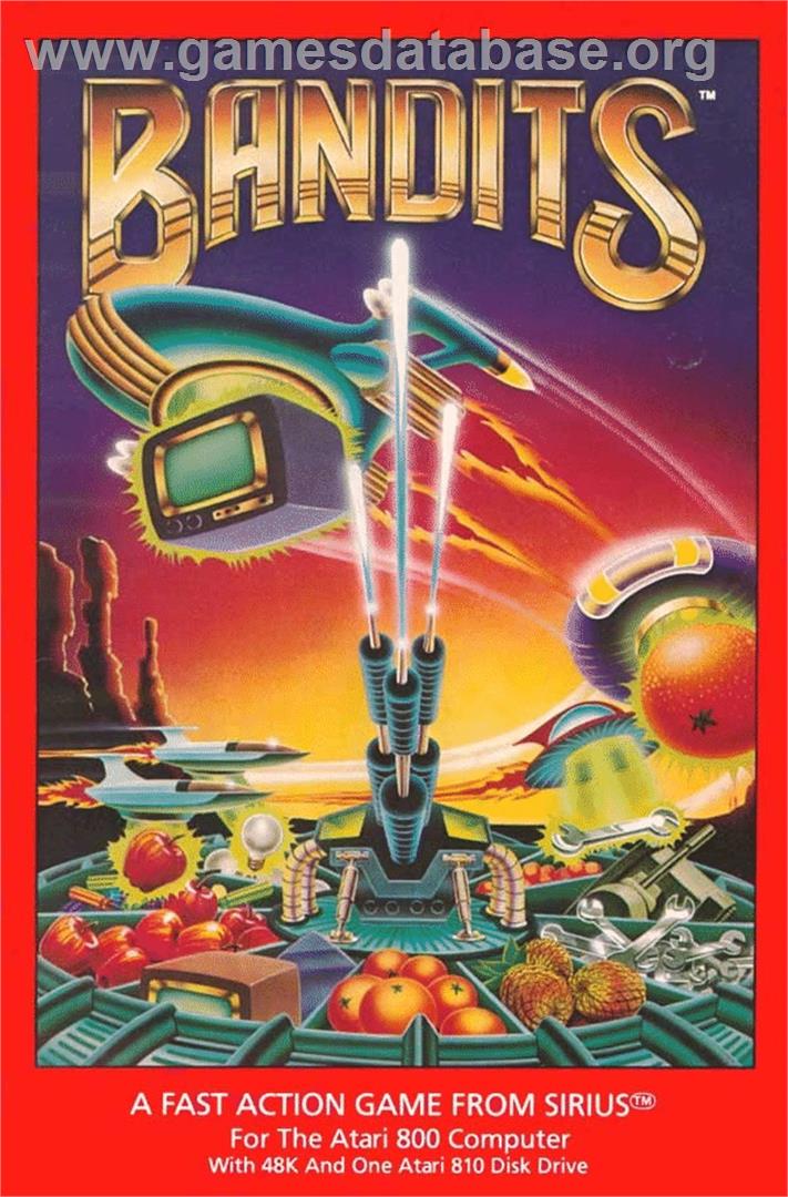 Bandits - Atari 8-bit - Artwork - Box