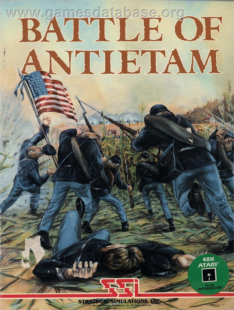 Battle of Antietam - Atari 8-bit - Artwork - Box