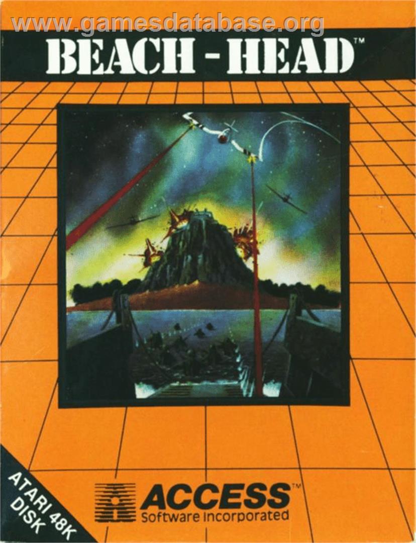 Beach Head - Atari 8-bit - Artwork - Box