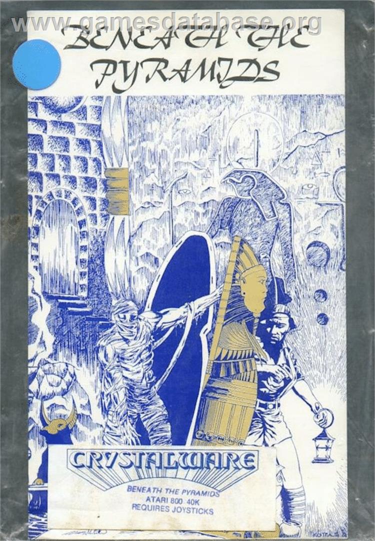 Beneath The Pyramids - Atari 8-bit - Artwork - Box