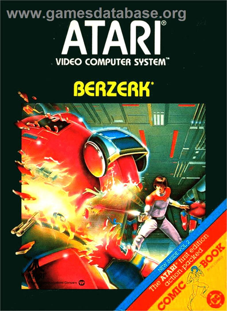Berzerk - Atari 8-bit - Artwork - Box