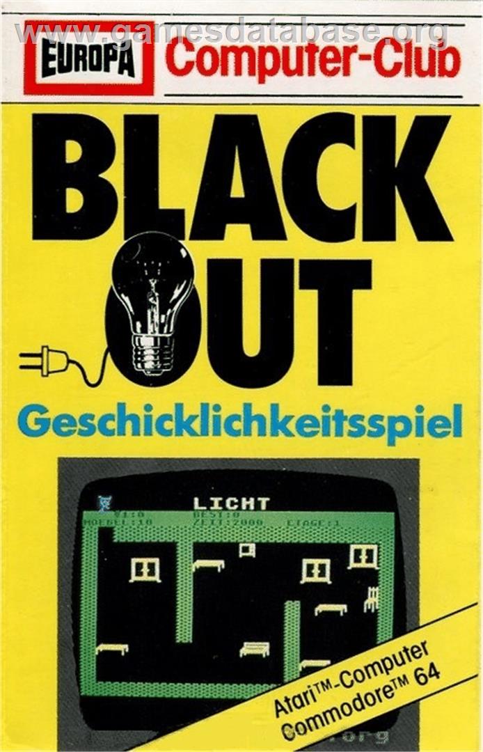 Black Out - Atari 8-bit - Artwork - Box