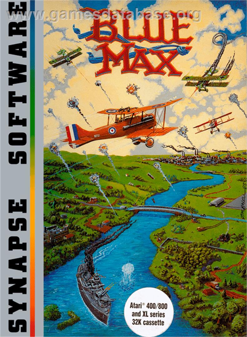 Blue Max - Atari 8-bit - Artwork - Box