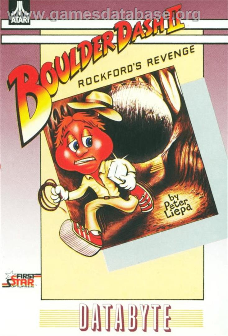 Boulder Dash 2 - Atari 8-bit - Artwork - Box