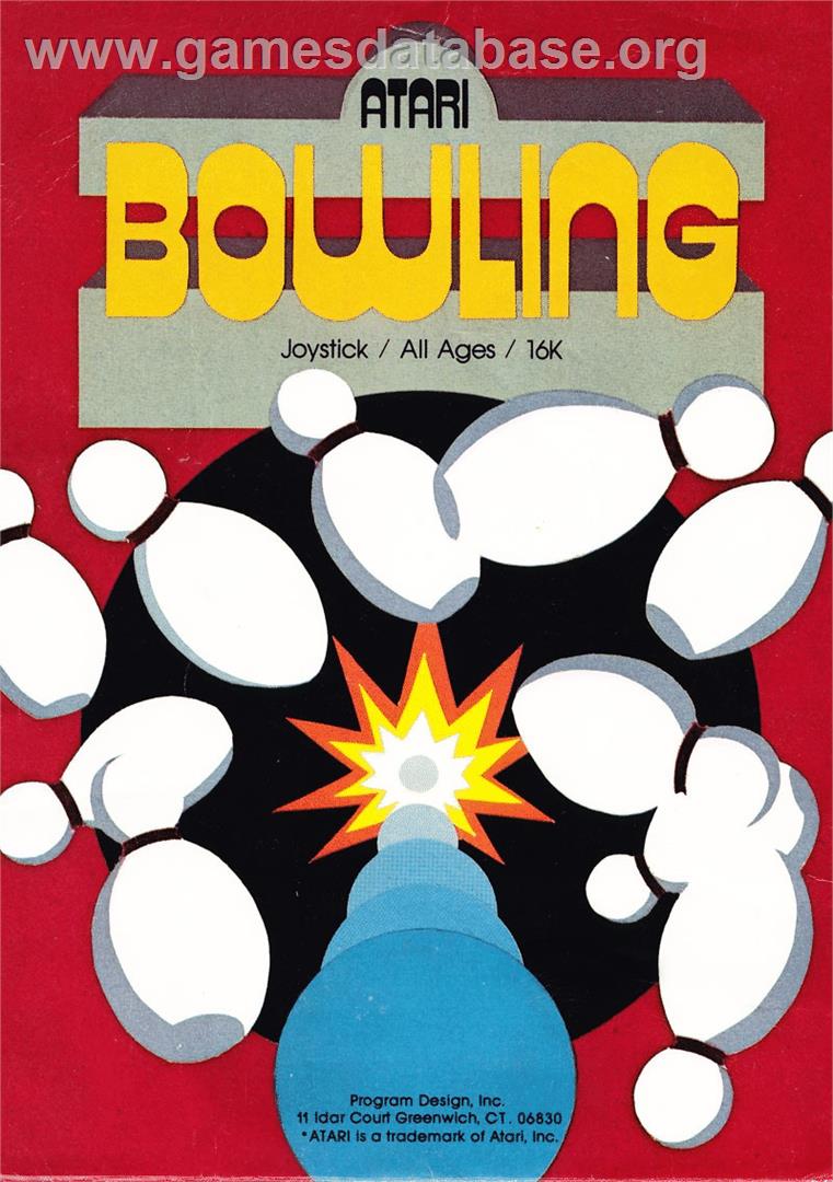 Bowling - Atari 8-bit - Artwork - Box