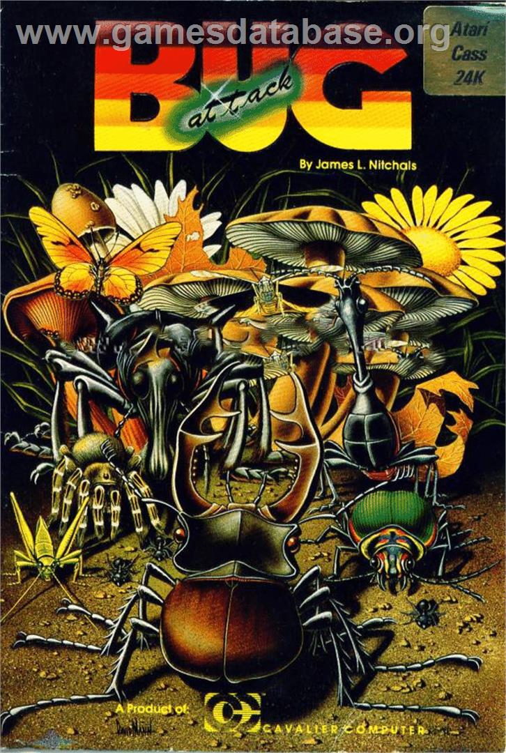 Bug Attack - Atari 8-bit - Artwork - Box