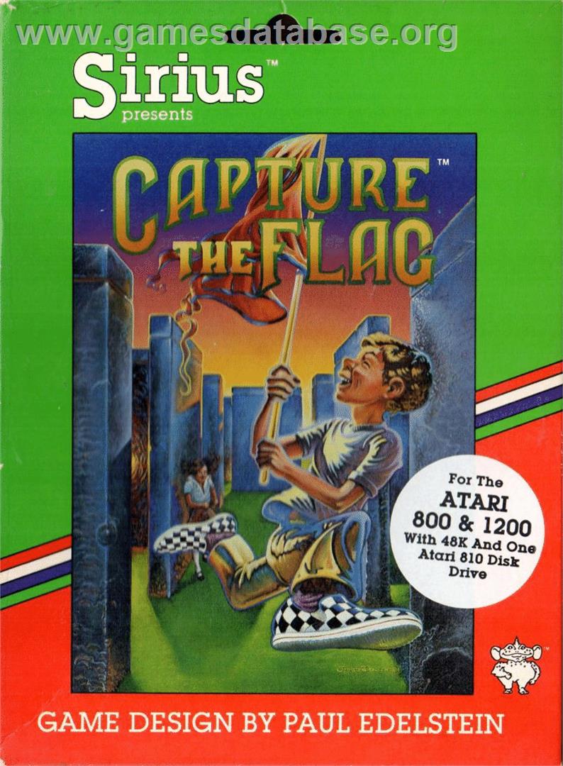 Capture The Flag - Atari 8-bit - Artwork - Box