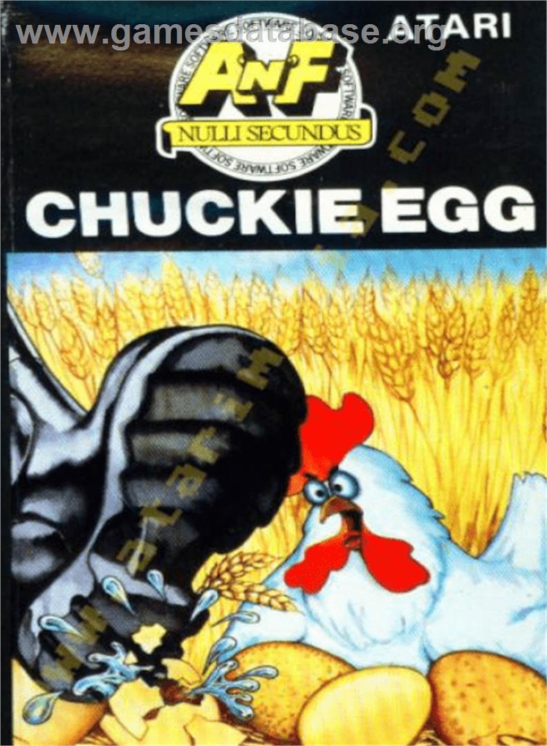 Chuckie Egg - Atari 8-bit - Artwork - Box