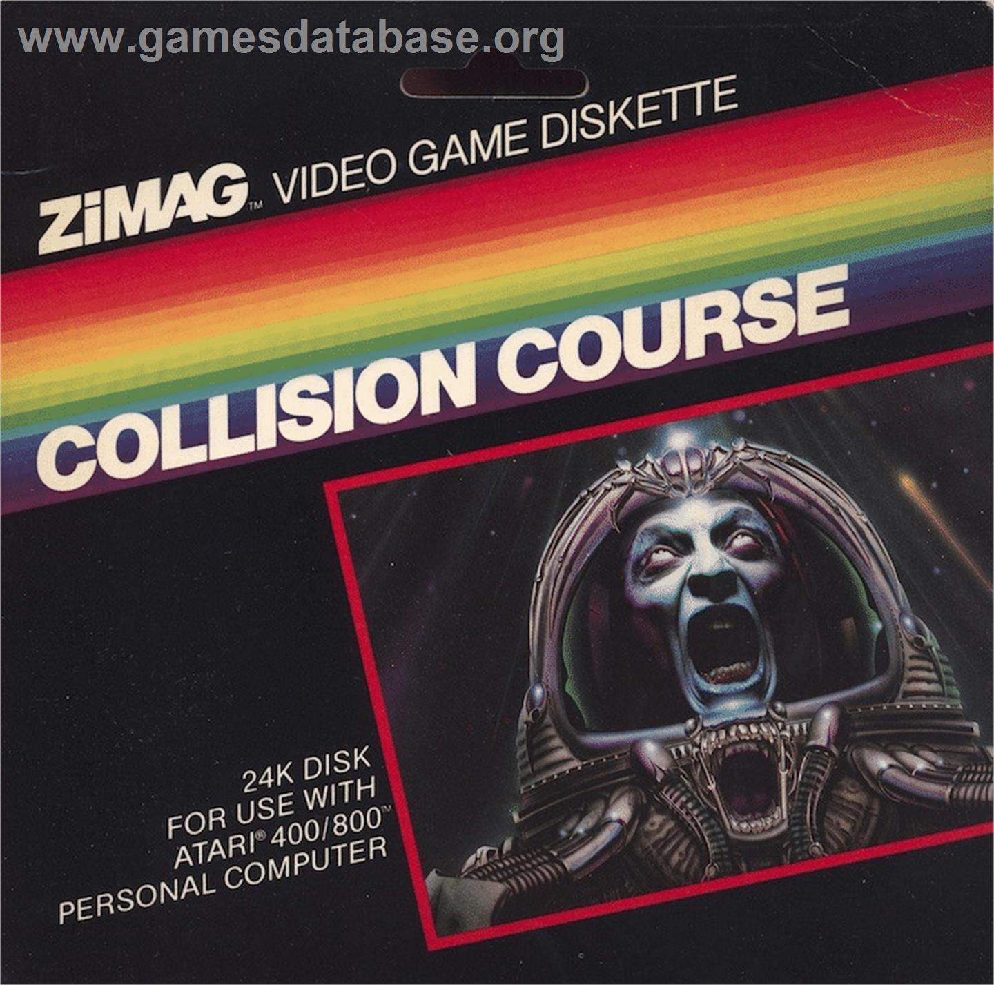 Collision Course - Atari 8-bit - Artwork - Box