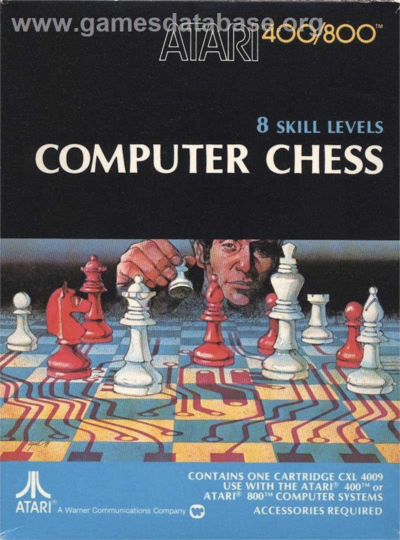Computer Chess - Atari 8-bit - Artwork - Box