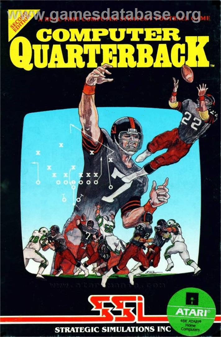 Computer Quarterback - Atari 8-bit - Artwork - Box