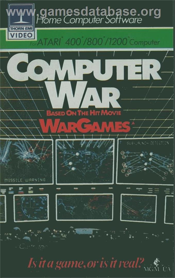 Computer War - Atari 8-bit - Artwork - Box