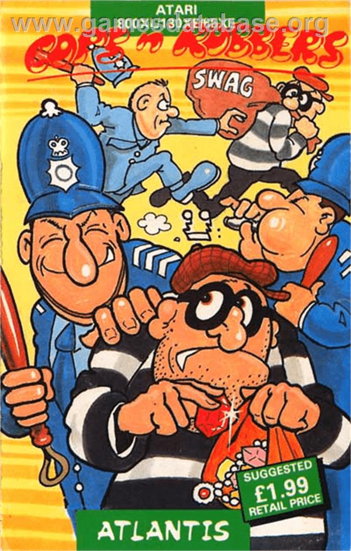 Cops 'n' Robbers - Atari 8-bit - Artwork - Box