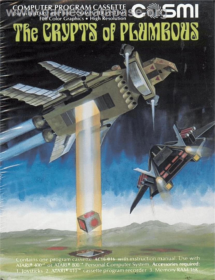 Crypts of Plumbous - Atari 8-bit - Artwork - Box