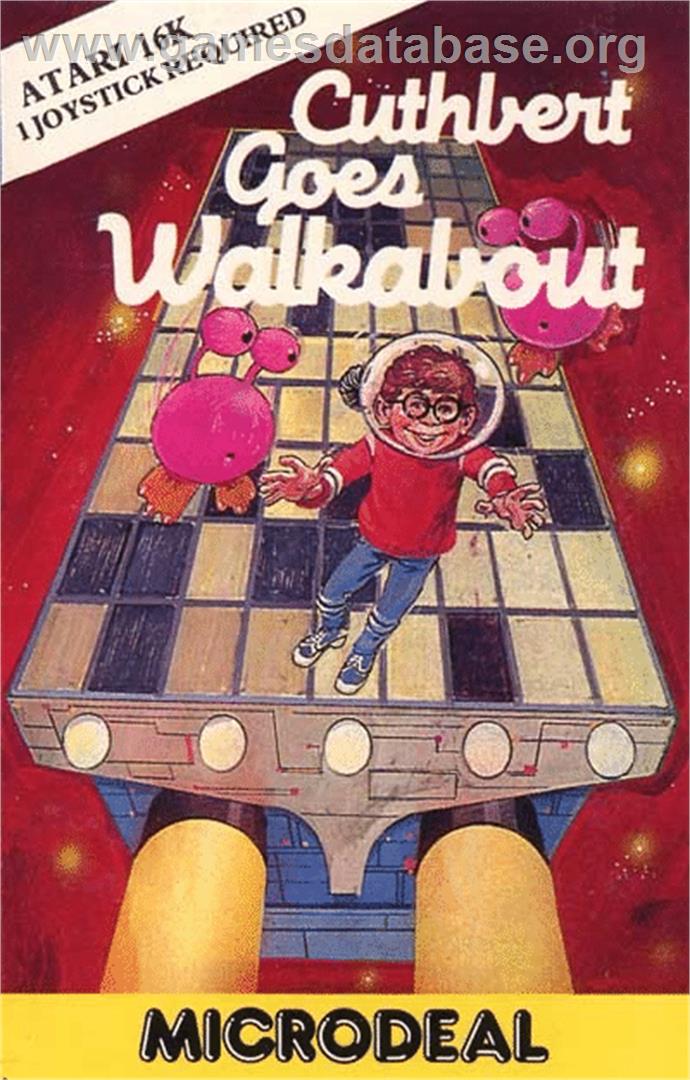 Cuthbert Goes Walkabout - Atari 8-bit - Artwork - Box