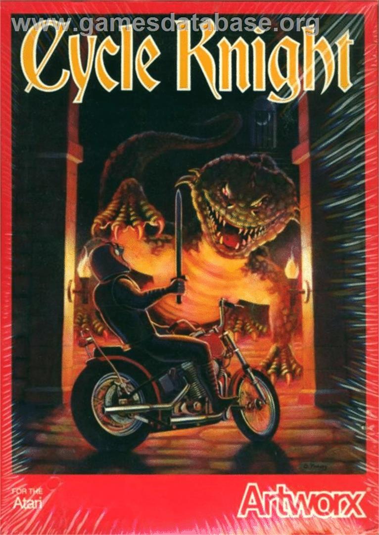 Cycle Knight - Atari 8-bit - Artwork - Box