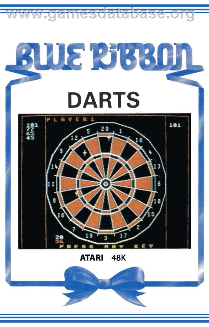 Darts - Atari 8-bit - Artwork - Box