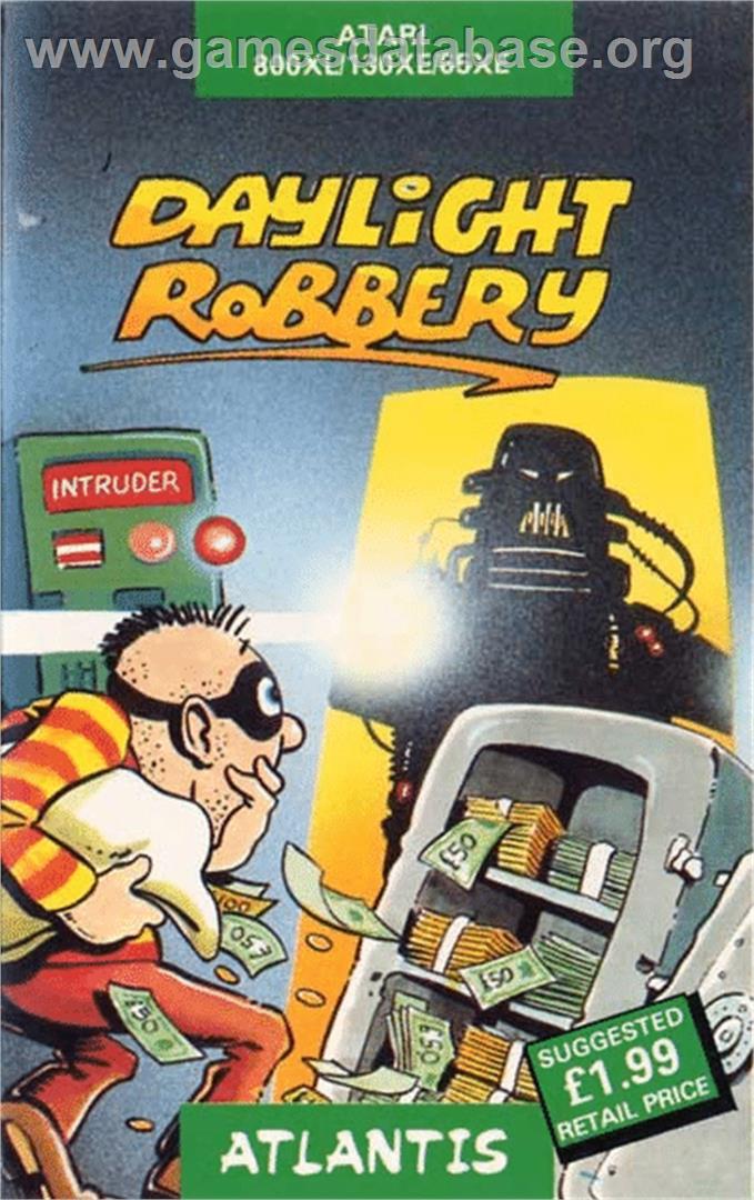 Daylight Robbery - Atari 8-bit - Artwork - Box