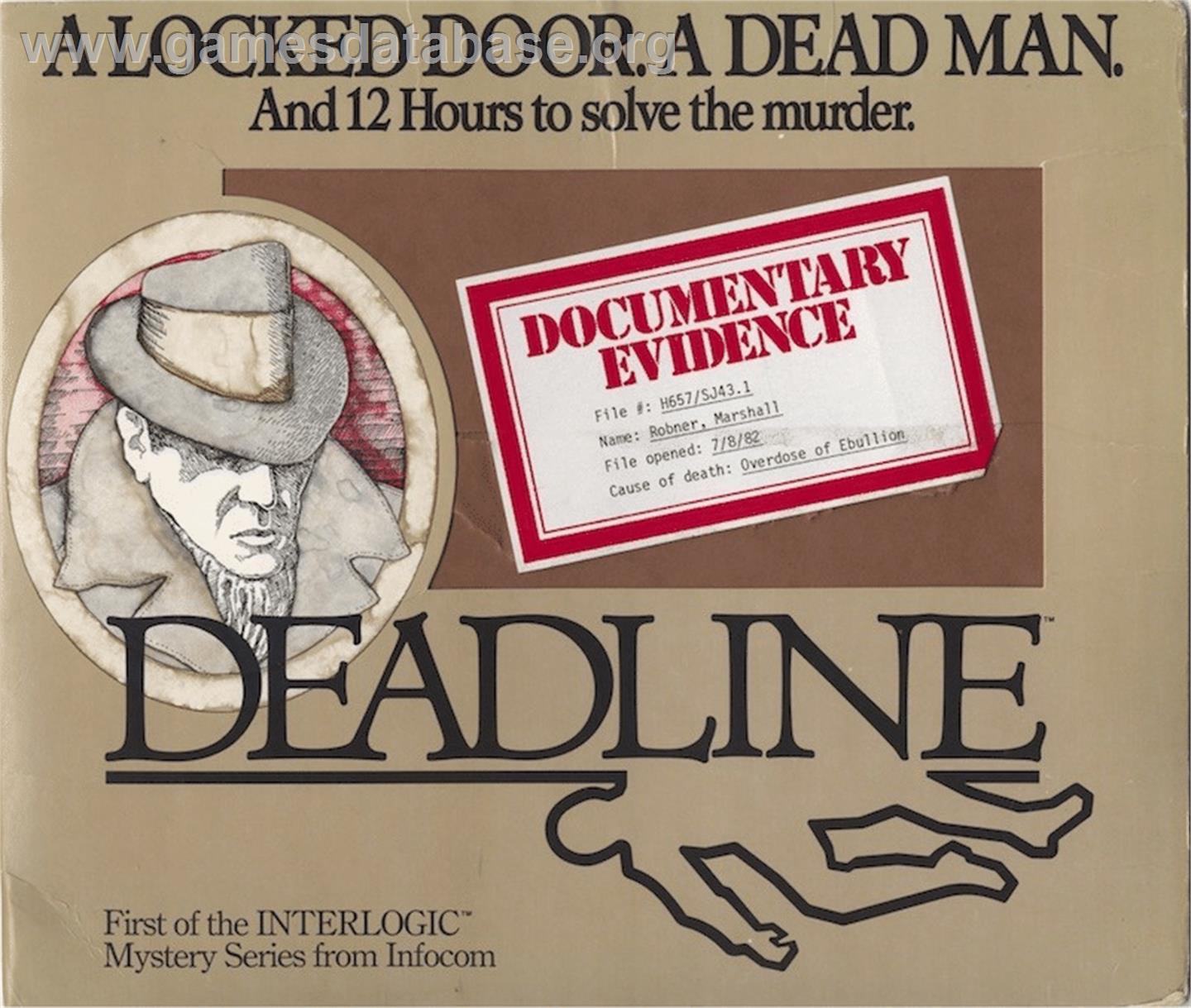 Deadline (Infocom) - Atari 8-bit - Artwork - Box
