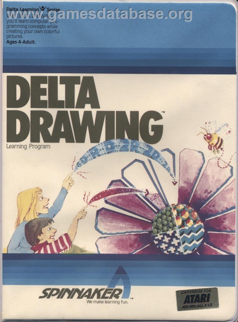 Delta Drawing - Atari 8-bit - Artwork - Box