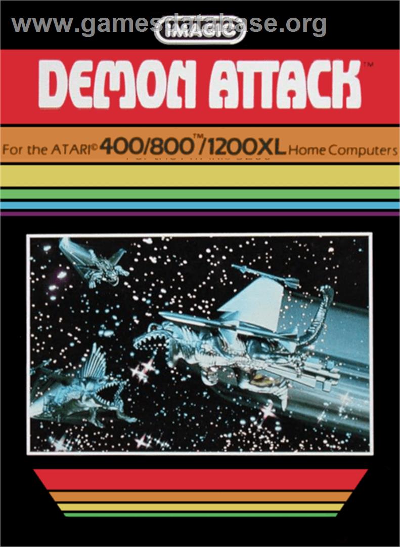 Demon Attack - Atari 8-bit - Artwork - Box