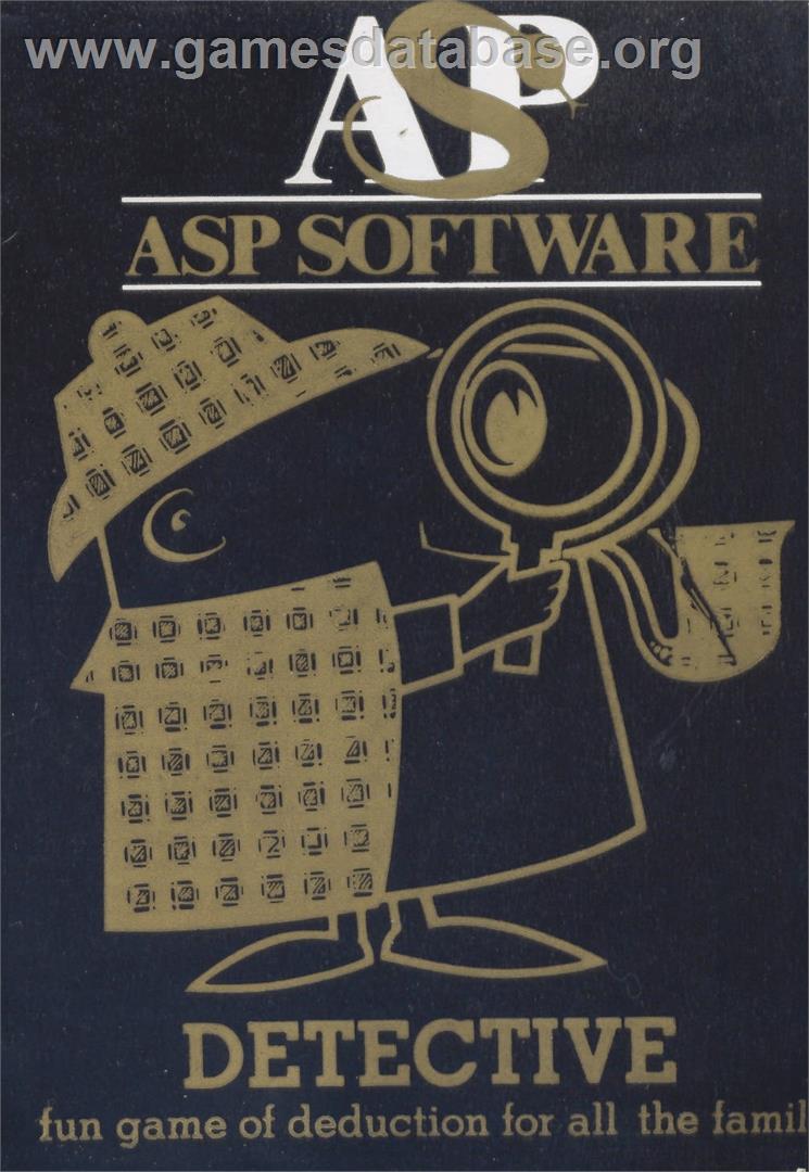 Detective - Atari 8-bit - Artwork - Box