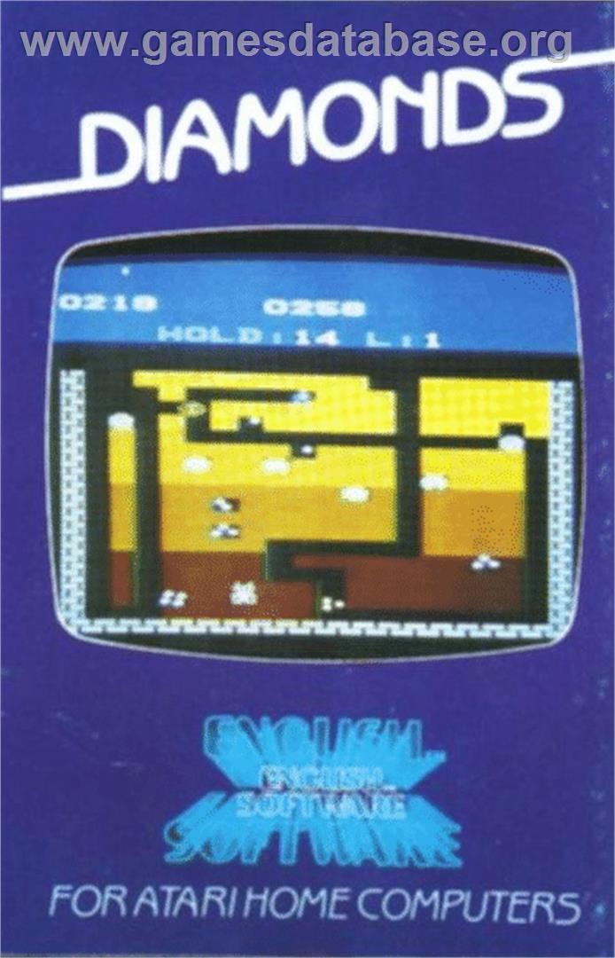 Diamonds - Atari 8-bit - Artwork - Box
