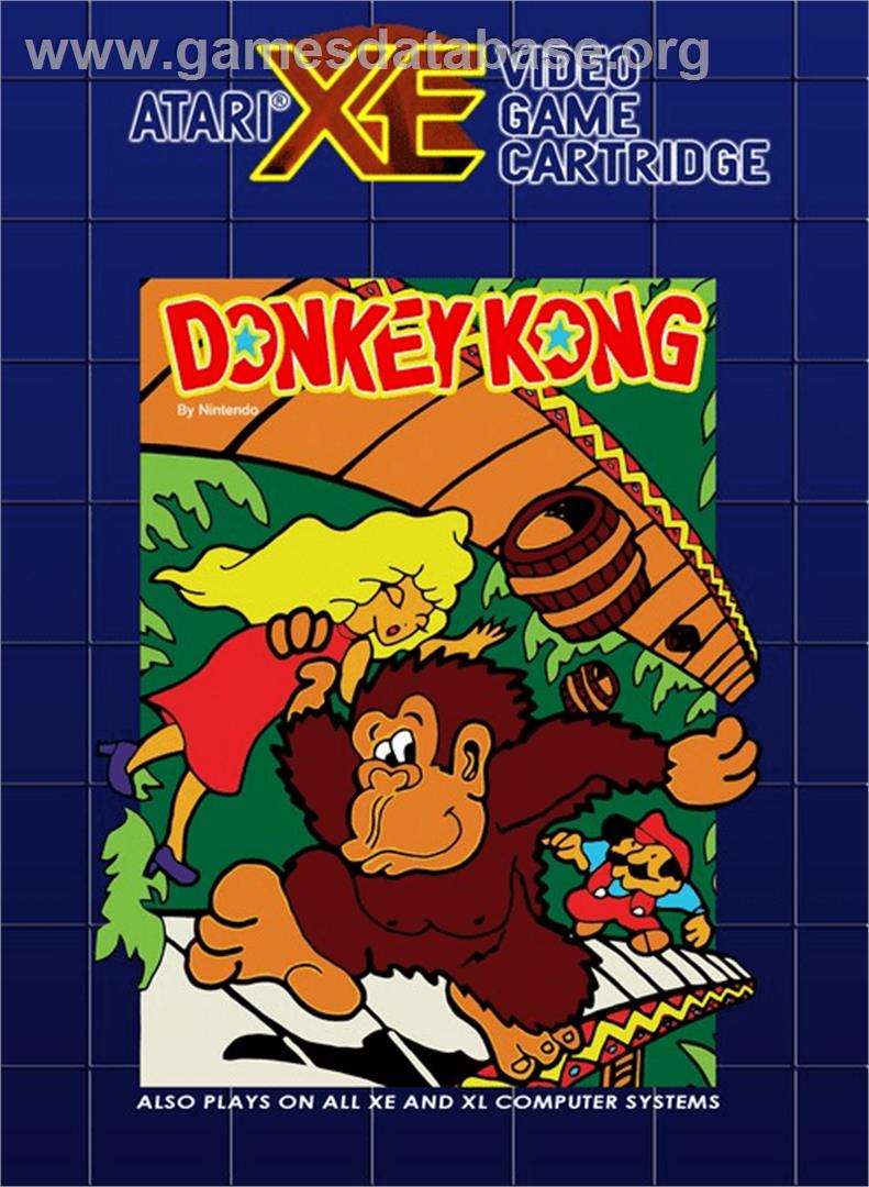 Donkey Kong - Atari 8-bit - Artwork - Box