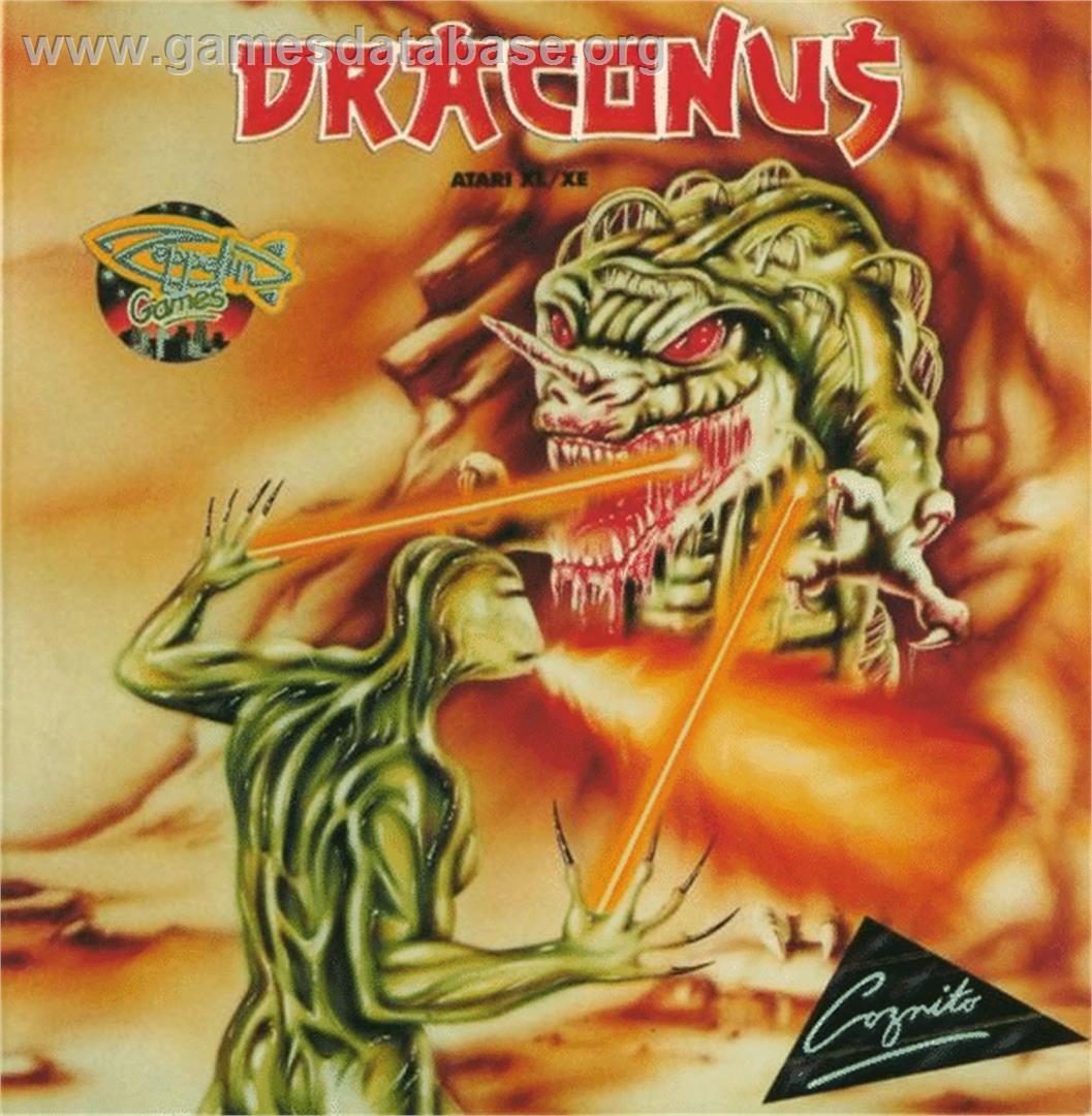 Draconus - Atari 8-bit - Artwork - Box