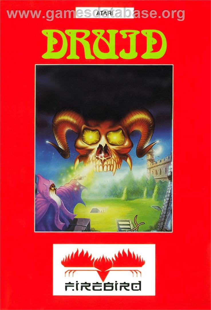 Druid - Atari 8-bit - Artwork - Box